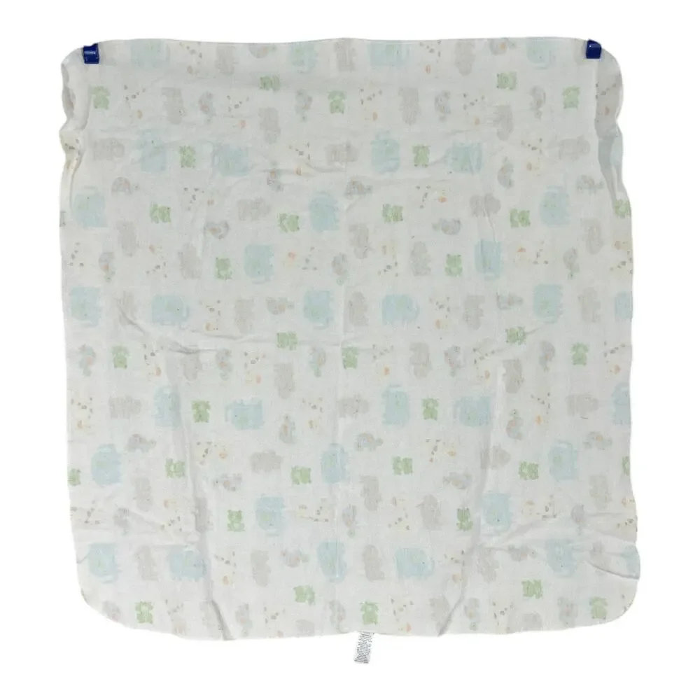 Carter’s Just One Year Animal Flannel Baby Receiving Blanket Giraffe Hippo Frog